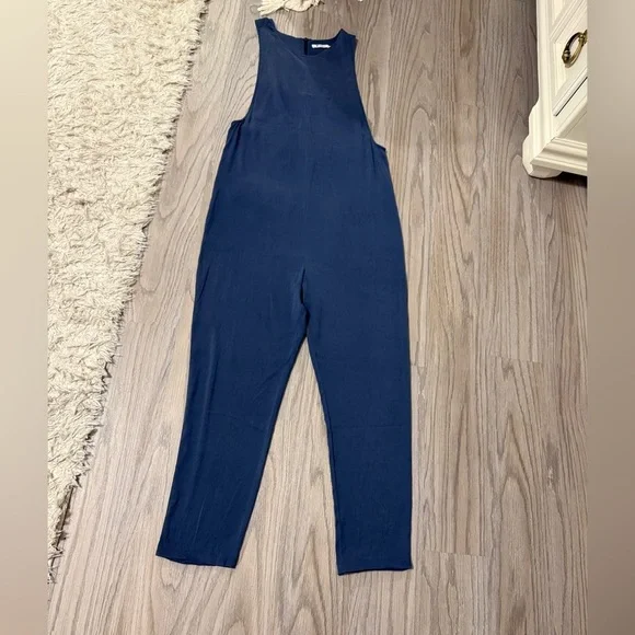 Alexander Wang Navy Blue Women's Jumpsuit Size Medium - Picture 2 of 9
